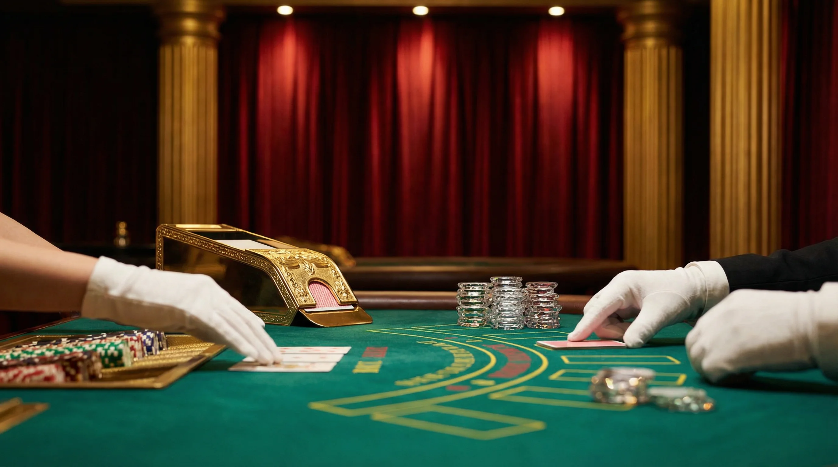 Mesa de Bacará 777bet